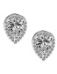 Fashion 27# Geometric Diamond Heart Earrings
