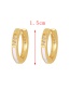 Fashion White Brass Inlaid Zirconium Oil Drop Earrings