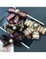 Fashion 3# Fabric Lace Bow Pearl Brooch