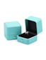 Fashion Pink Ring Box Leather-filled Octagonal Jewelry Box