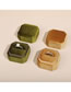 Fashion Mori Green Ring Box Octagonal Corduroy Ornament Storage Box