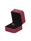 Fashion Dark Blue Pendant Box Pu Leather Buckle Octagonal Jewelry Storage Box
