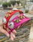 Fashion Pink Alloy Pearl Love Bee Fabric Headband