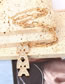 Fashion Gold Alloy Diamond Alphabet Pearl Necklace