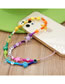 Fashion Color Acrylic Alphabet Beads Butterfly Pentagram Mobile Phone Chain