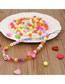 Fashion Qt-k210006 Acrylic Love Crystal Beads Soft Pottery Smiley Letter Mobile Phone Rope