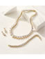 Fashion Ve513 Gold Bronze Heart Zirconia Earrings