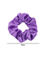 Fashion Purple Fabric Print Crinkle Headband Set