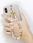 Fashion Image Color Clay Beads Beaded Phone Chain
