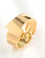 Fashion Gold Alloy Glossy Geometric Bracelet
