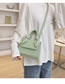 Fashion Green Pu Head Pattern Flap Messenger Bag