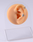 Fashion Flesh Color Silicone Ear Display Model