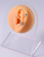 Fashion Right Ear Silicone Facial Features Display Model