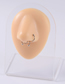 Fashion Left Ear Silicone Facial Features Display Model
