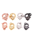 Fashion Rose Gold Color Copper Gold Plated Geometric Diy Lobster Clasp