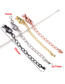 Fashion Silver Color Copper Color Preservation Diy Lobster Buckle Tail Chain