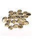 Fashion Z Copper Gold Plated Round 26 Letter Pendant Accessories