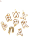 Fashion H Copper Gold Plated 26 Letter Pendant Accessories