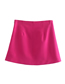 Fashion Rose Red High Waist Skirt