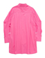Fashion Pink Lapel Buttoned Shirt