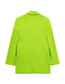 Fashion Green Blazer With Pockets