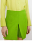 Fashion Green High Waist Irregular Culottes
