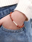 Fashion Br1261-a Copper Gold Plated Pearl Barrel Beaded Bracelet
