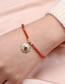 Fashion Eight-pointed Star Bronze Inlaid Zirconium Semi-precious Faceted Beaded Eight-pointed Star Bracelet