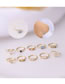 Fashion Rose Gold Color Copper Inlaid Zirconium Piercing Nose Ring