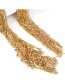 Fashion Gold Pure Copper Cut Necklace