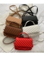 Fashion White Twill Spiraea Chain Mobile Messenger Bag