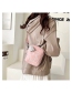 Fashion Pink Bear Nylon Bag Printing Messenger