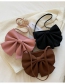 Fashion Brown Bow Shoulder Bag Frosted