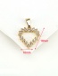 Fashion Pd0004-4 Copper Diamond Love Diy Jewelry Accessories