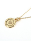 Fashion Gold Copper Gold-plated Geometry Necklace