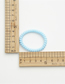 Fashion Blue 100 Geometric Elastic Hair Ring Set