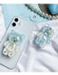 Fashion Splicing - Blue White Drip Gold Foil Cloud Mobile Phone Balloon Bracket