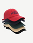 Fashion Big Red Cotton Letter Embroidery Baseball Cap