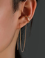 Fashion Gold Pure Copper Geometric Puncture Ear