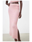 Fashion Pink Internet Access Jacquard Knit Skirt