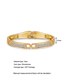 Fashion Gold Alloy Geometric Diamond Bracelet