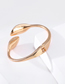 Fashion Gold Bangle Alloy Diamond Geometry