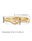 Fashion Gold Alloy Diamond Love Bracelet