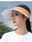 Fashion Mid-summer Powder Irregular Big Hollow Top Hat