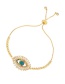 Fashion Golden-2 Copper Zirconium Eye Bracelet