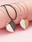 Fashion White Gold Men And Women Love Alloy Magnetic Adaptive Wings Necklace