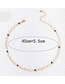 Fashion Gold Alloy Geometry Hollow Necklace