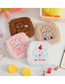 Fashion Pink Bunny Plush Cartoon Embroidered Storage Bag