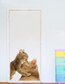 Fashion 30*30cm Self Adhesive Simulation Cat Wall Sticker