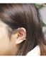 Fashion C Copper Inlaid Zirconium C-shaped Ear Clip
